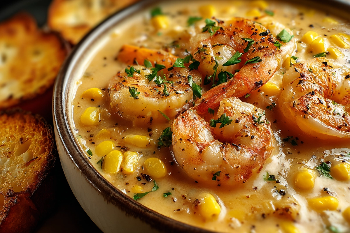 New Orleans Shrimp and Corn Bisque