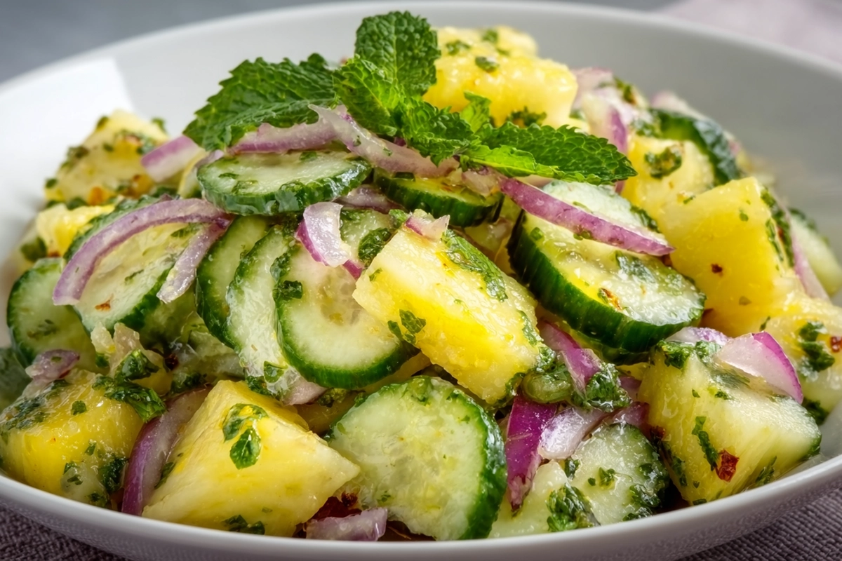 Pineapple Cucumber Salad