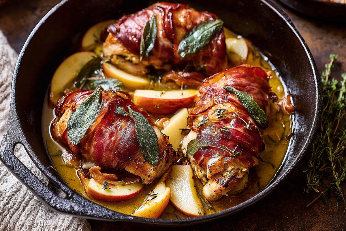 Prosciutto Apple Chicken