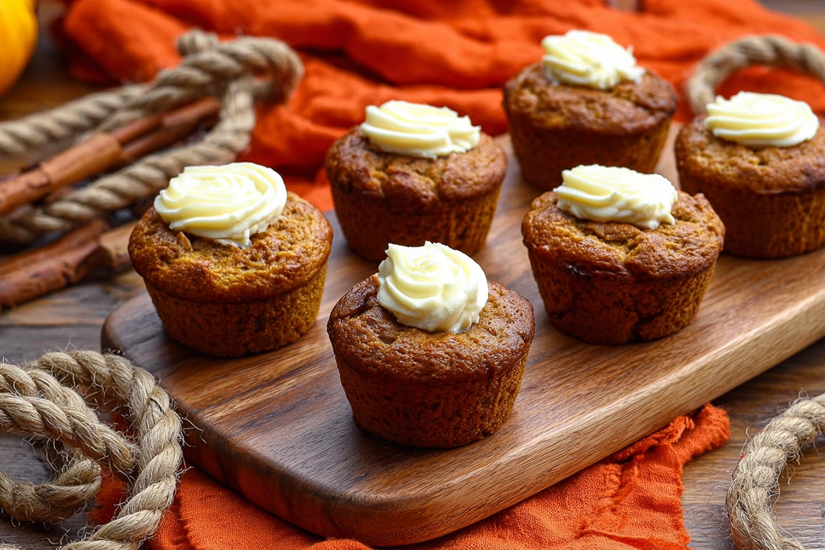 Pumpkin Cream Cheese Muffins
