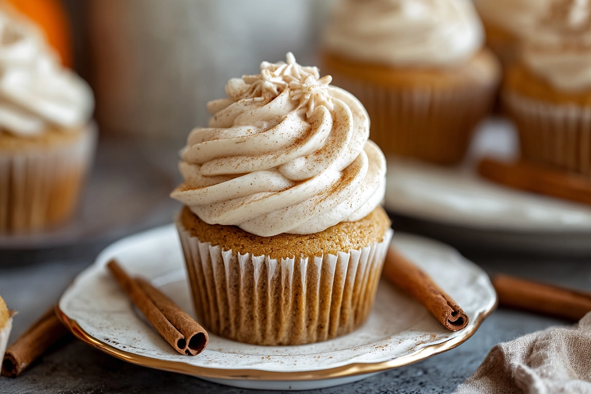Vanilla Chai Pumpkin Latte Cupcakes