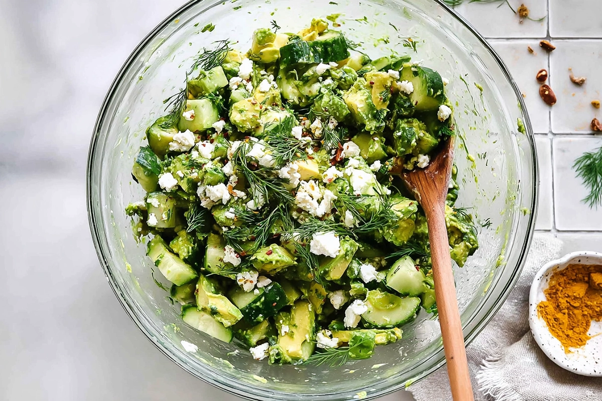 smashed cucumber salad