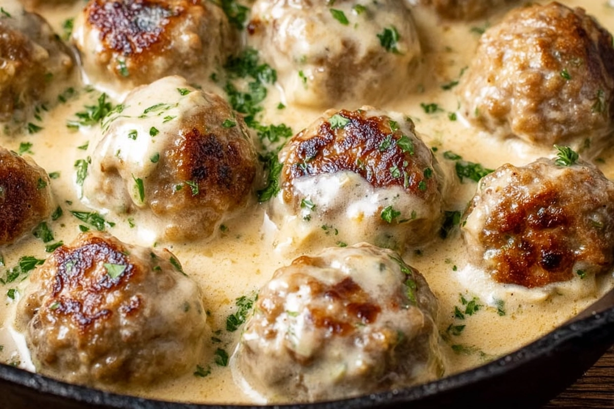 Keto Turkey Meatballs in Creamy Parmesan Sauce: Your New Favorite Low Carb Dinner 4 Amazing Keto Turkey Meatballs In