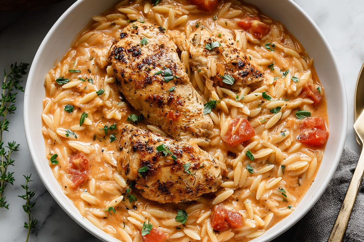 Cajun Chicken Orzo