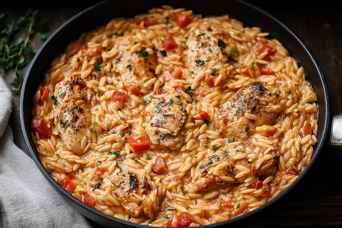 Spice Up Dinner with This Cajun Chicken Orzo Delight 4 CAJUN CHICKEN ORZO