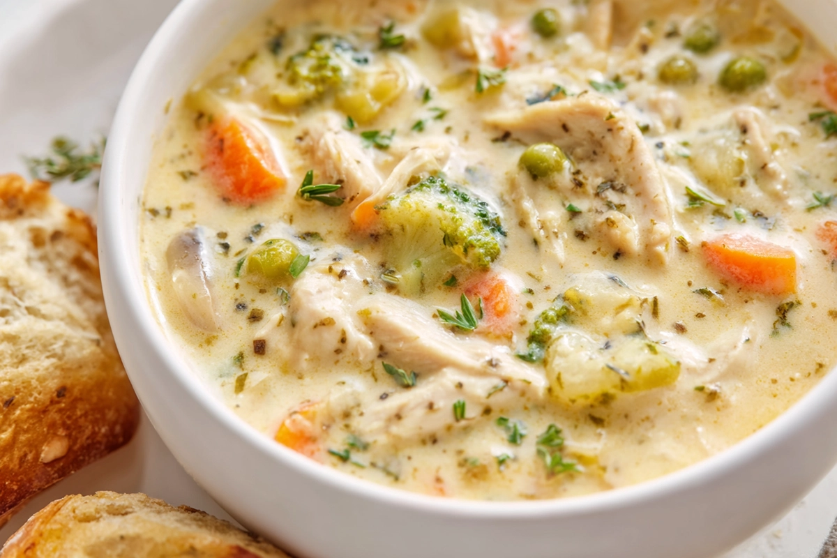 Chicken Pot Pie Soup Reci