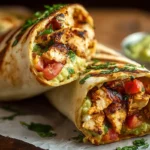 Chipotle Ranch Grilled Chicken Burrito
