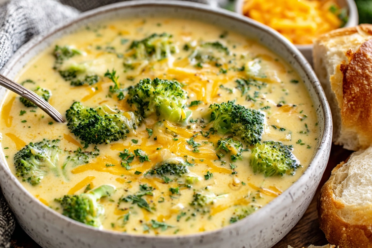 Creamy Broccoli Cheddar Soup