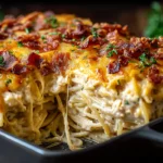 Creamy Southern Spaghetti Bake