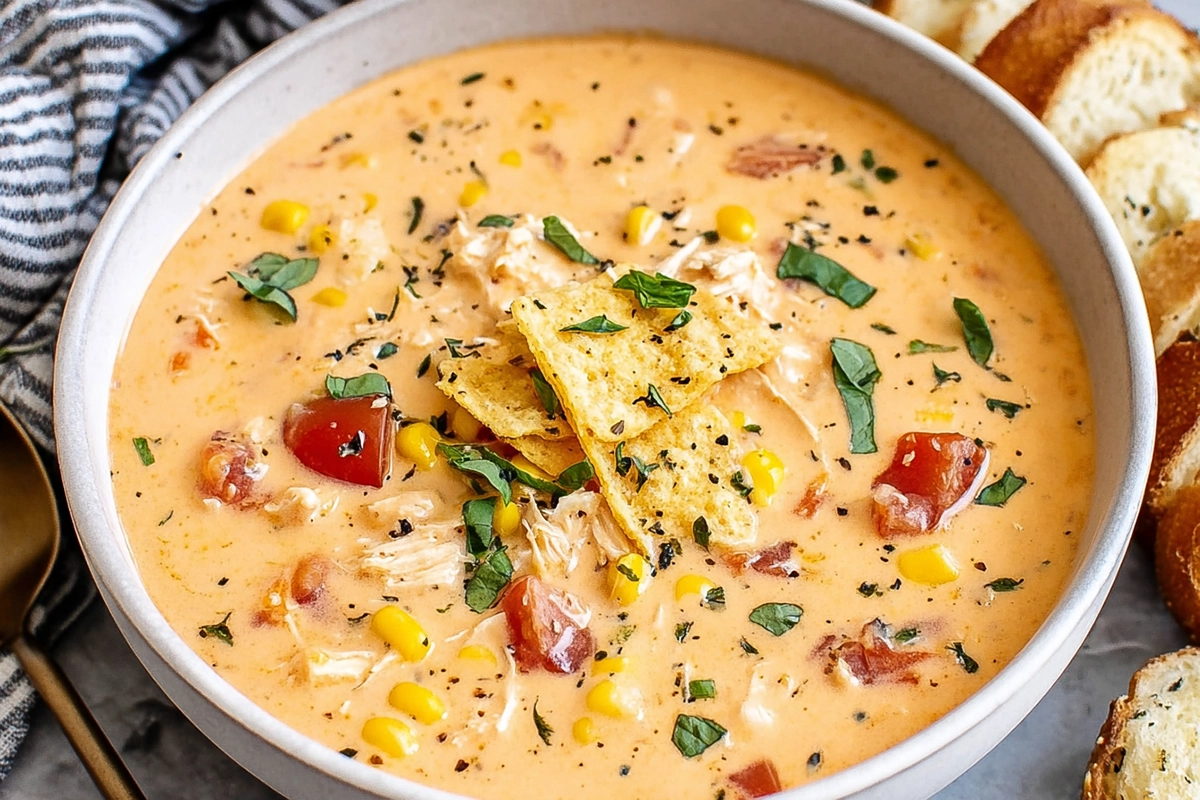 Creamy Southwest Chicken Soup
