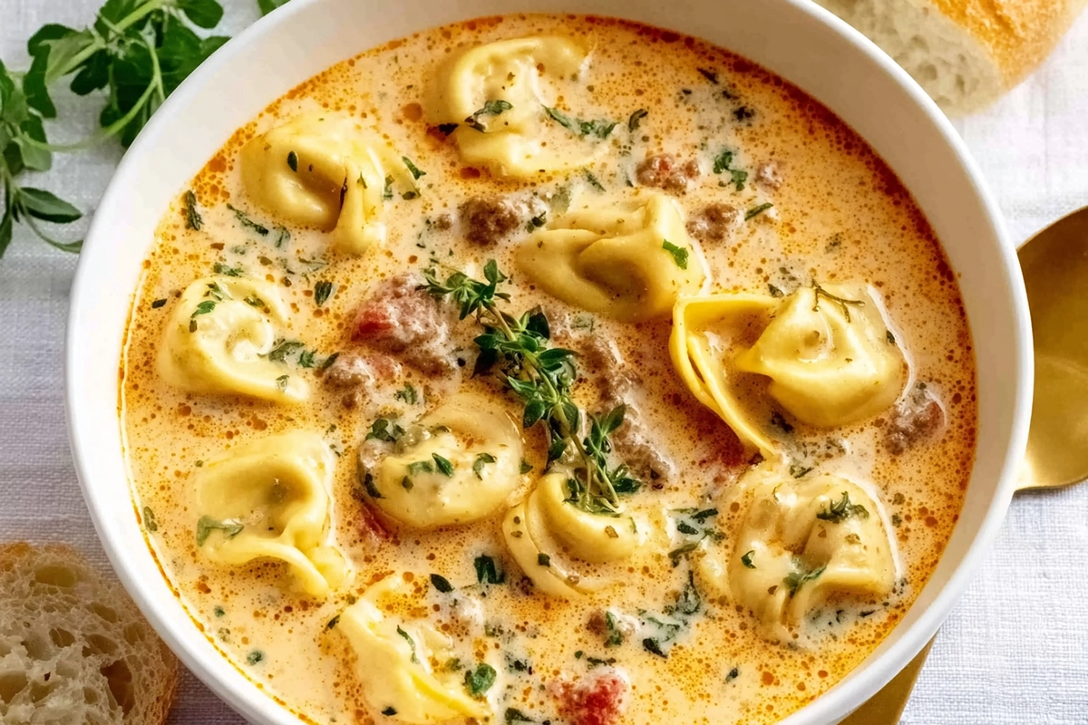 Creamy Tortellini Sou