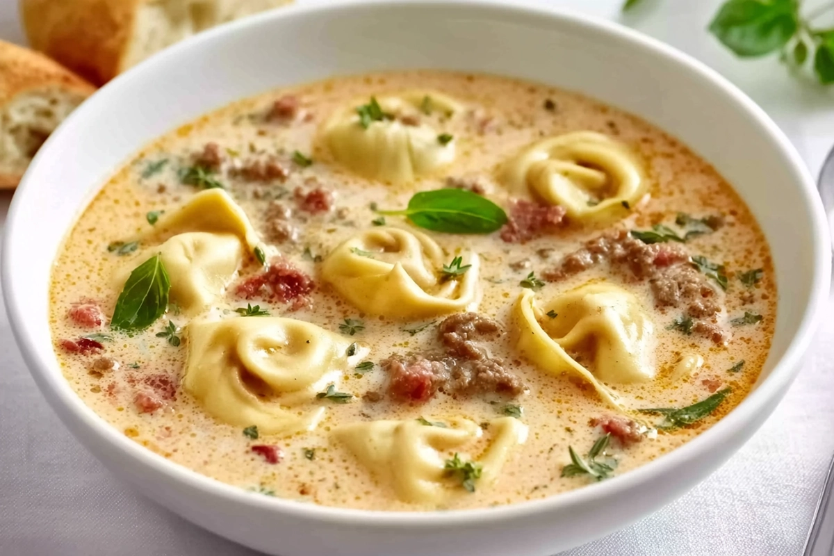 Creamy Tortellini Soup