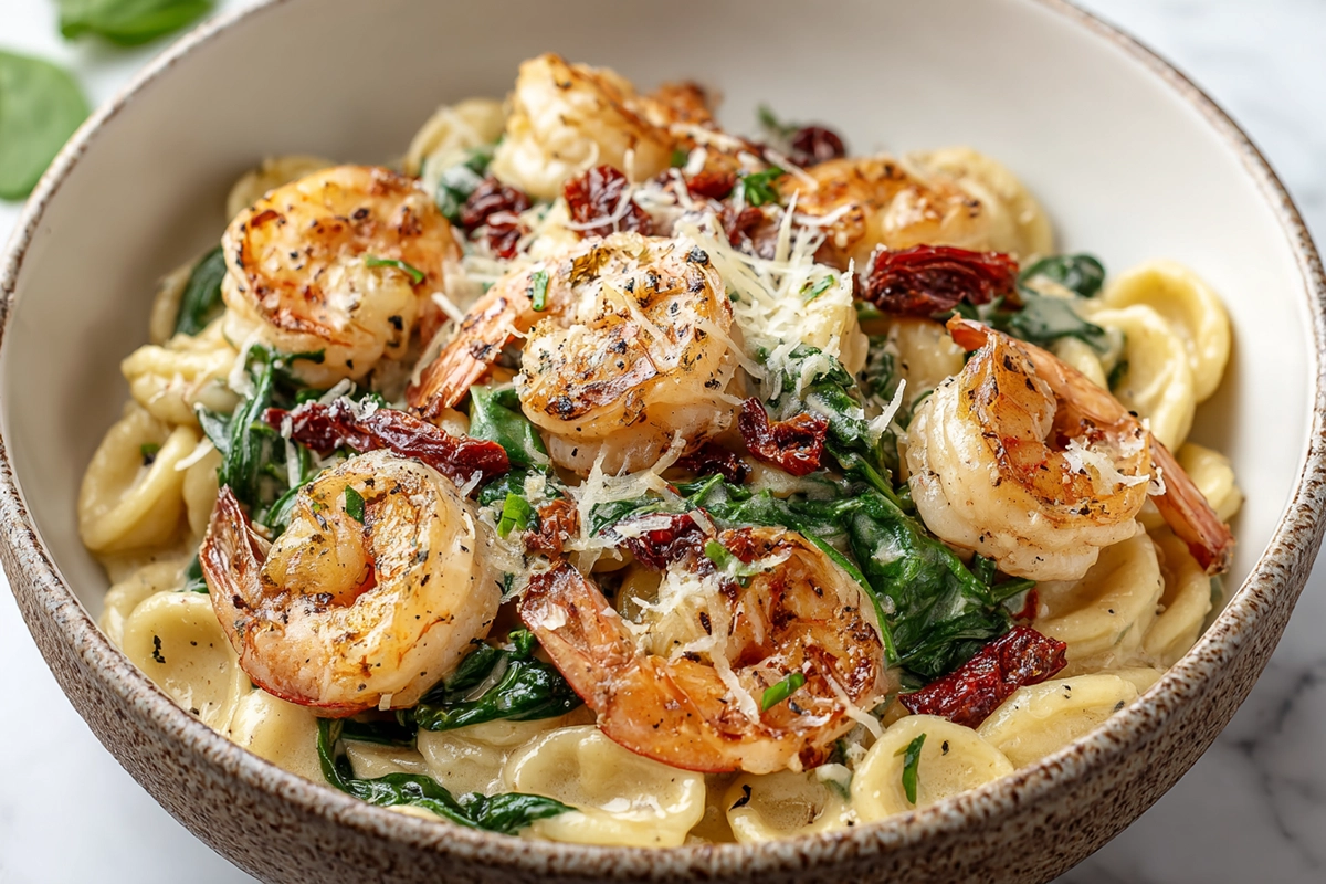 Creamy Tuscan Shrimp Orz