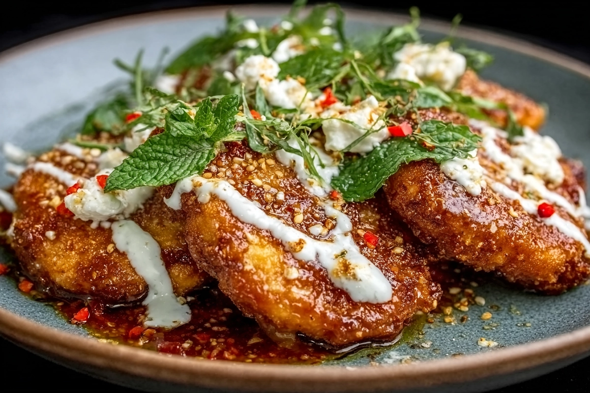 Crispy Hot Honey Feta Chick