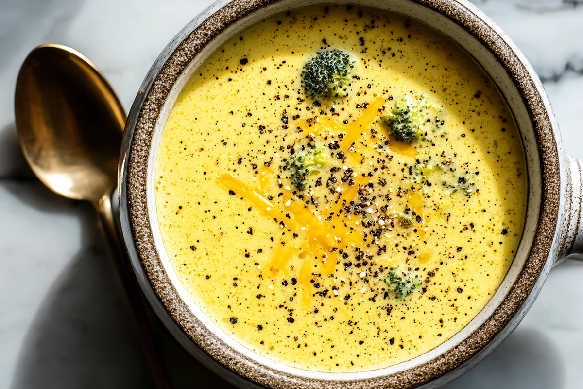 Crockpot Broccoli Cheese Soup