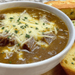 French Onion Beef Short Rib Soup