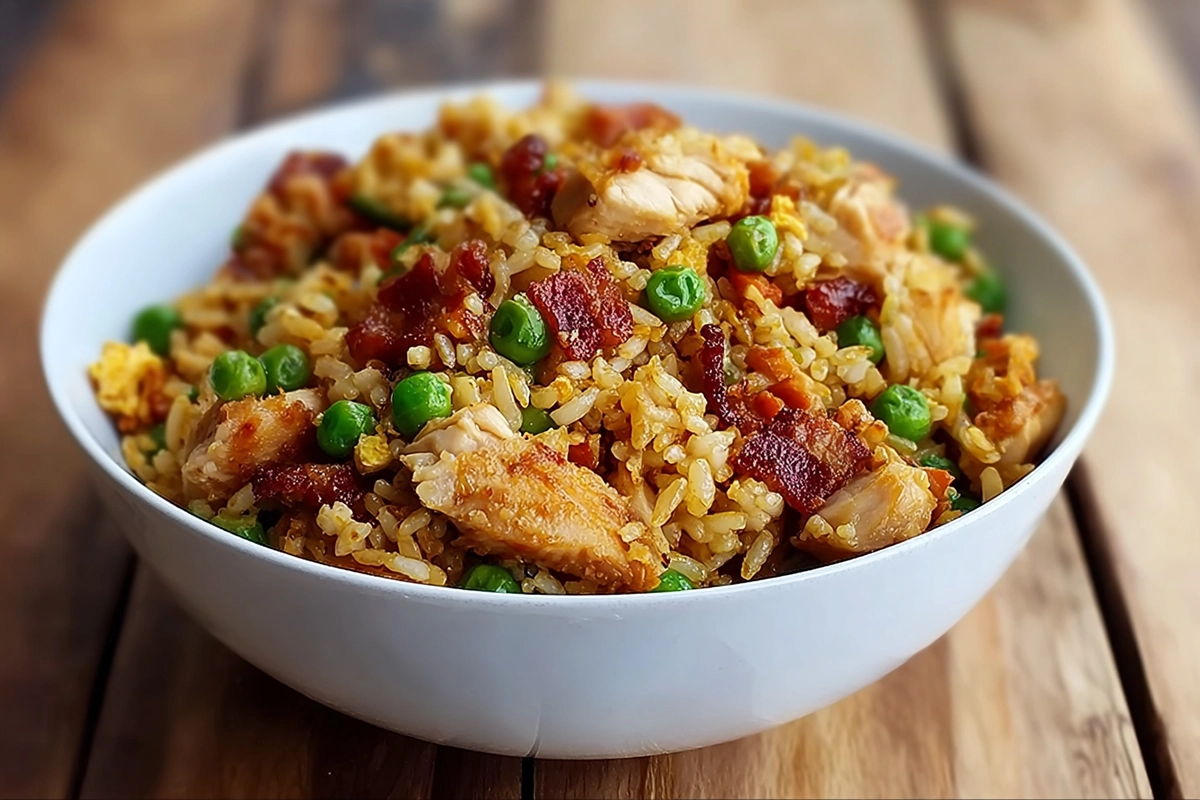 Japanese BBQ chicken fried rice