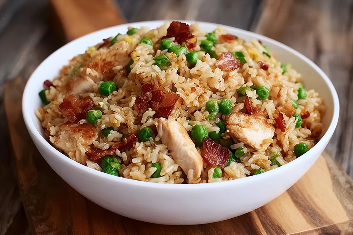 Japanese BBQ chicken fried rice