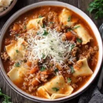 Lasagna Soup No Ricotta