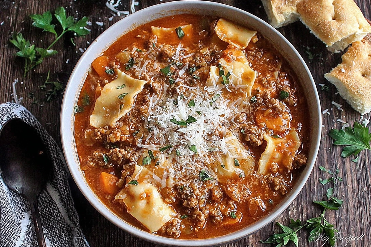 Easy Lasagna Soup No Ricotta: A Cozy One-Pot Dinner That Warms the Soul 6 Lasagna Soup No Ricotta