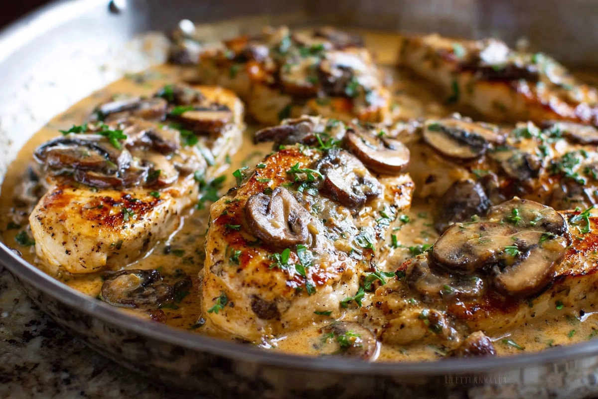 One Skillet Chicken with Garlicky Mushroom Cream Sauce – A Weeknight Hero 6 One Skillet Chicken with Garlicky Mushroom Cream Sauce