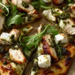 Pesto Chicken Flatbread