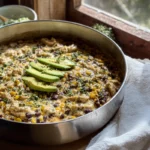 Salsa Verde Chicken & Rice Skille