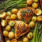 Sheet Pan Garlic Butter Chicken