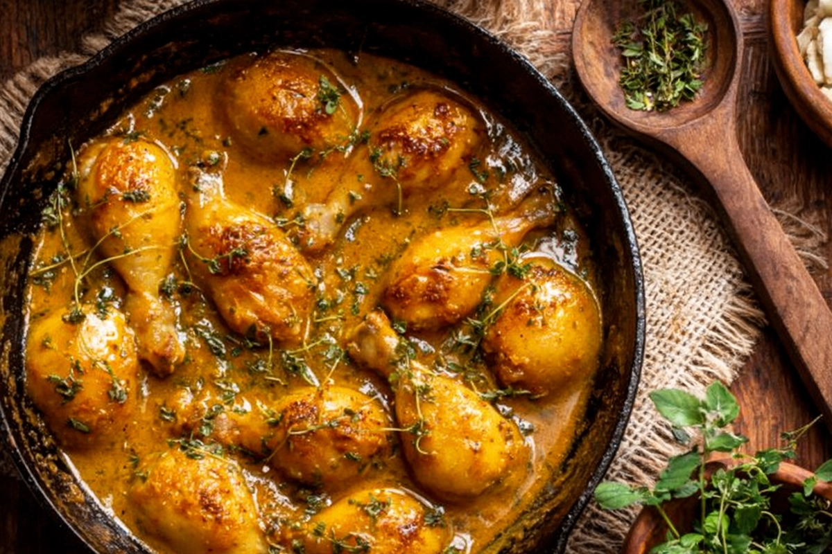 Southern smothered chicken