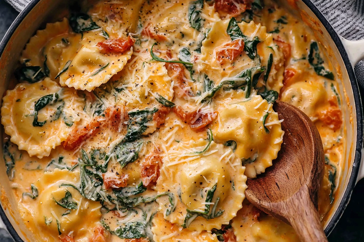 Cozy Up with Creamy Tuscan Ravioli Soup 6 creamy tuscan ravioli soup