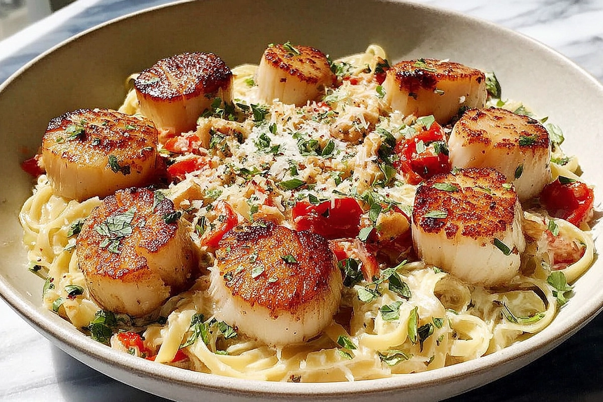 sea scallops pasta