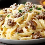 Cheese Garlic Linguine Pasta