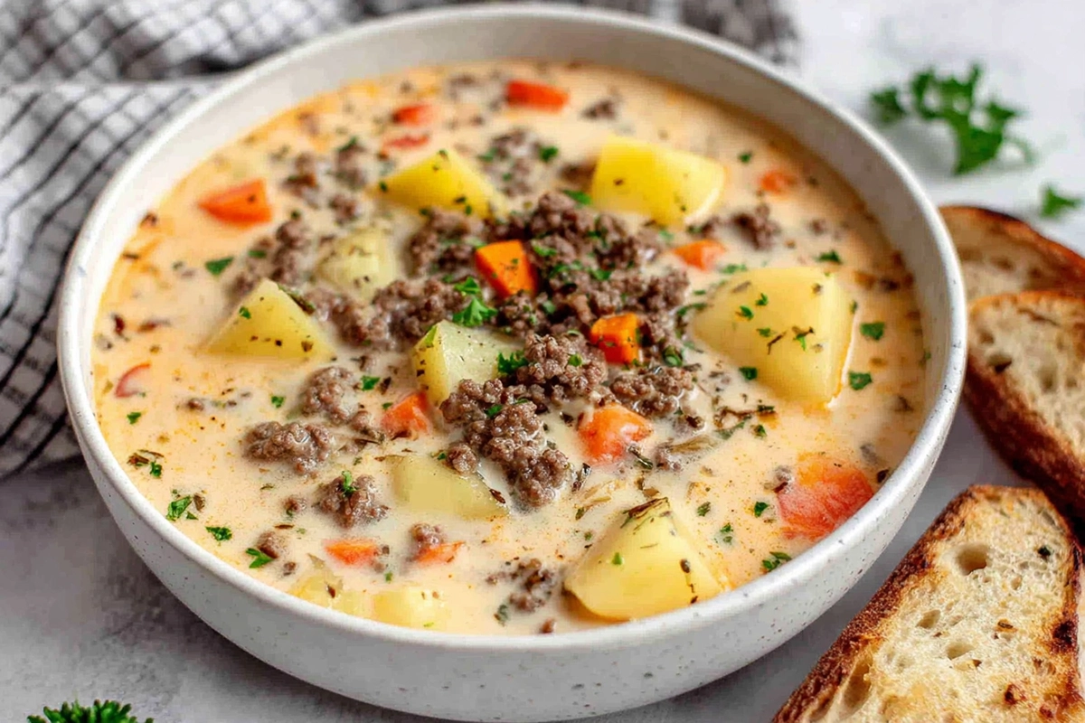 Cheeseburger Soup