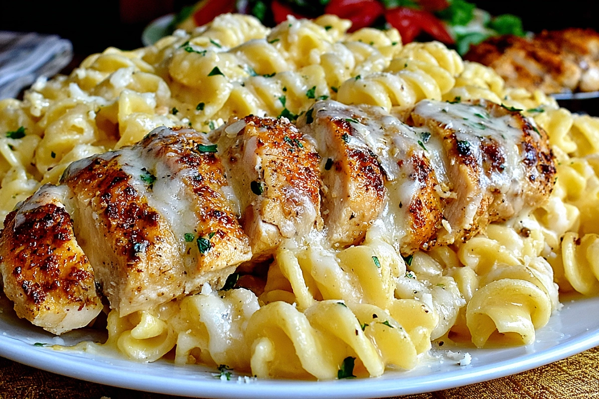 Creamy Garlic Parmesan Chicken with Cheesy Twisted Pasta – Your New Go-To Comfort Food Dinner 7 Creamy Garlic Parmesan Chicken