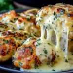 Creamy Garlic Sauce with Grilled Chicken Bites