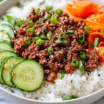 Korean Ground Beef Bowl
