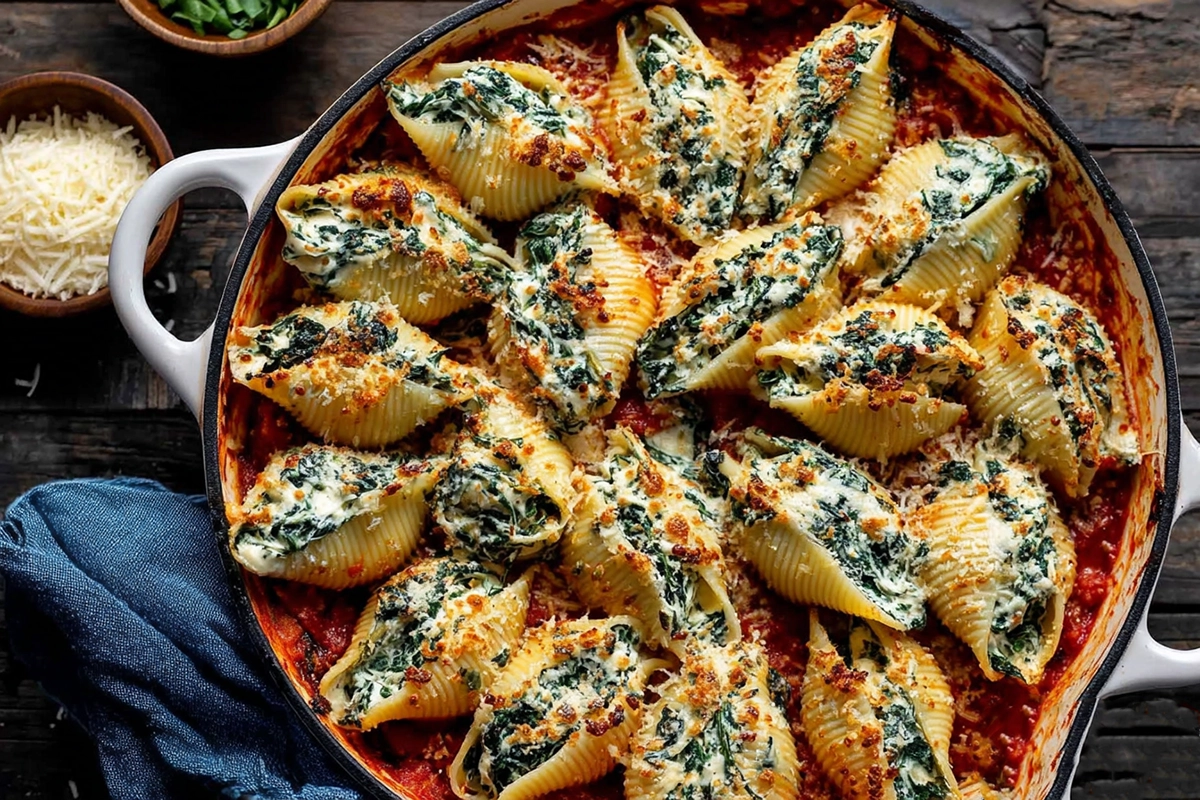 Spinach and Ricotta Stuffed Shells: The Cozy Italian Comfort Food You’ll Crave All Week 7 Spinach and Ricotta Stuffed Shells