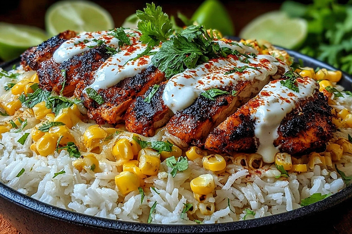 Street Corn Chicken Bowl