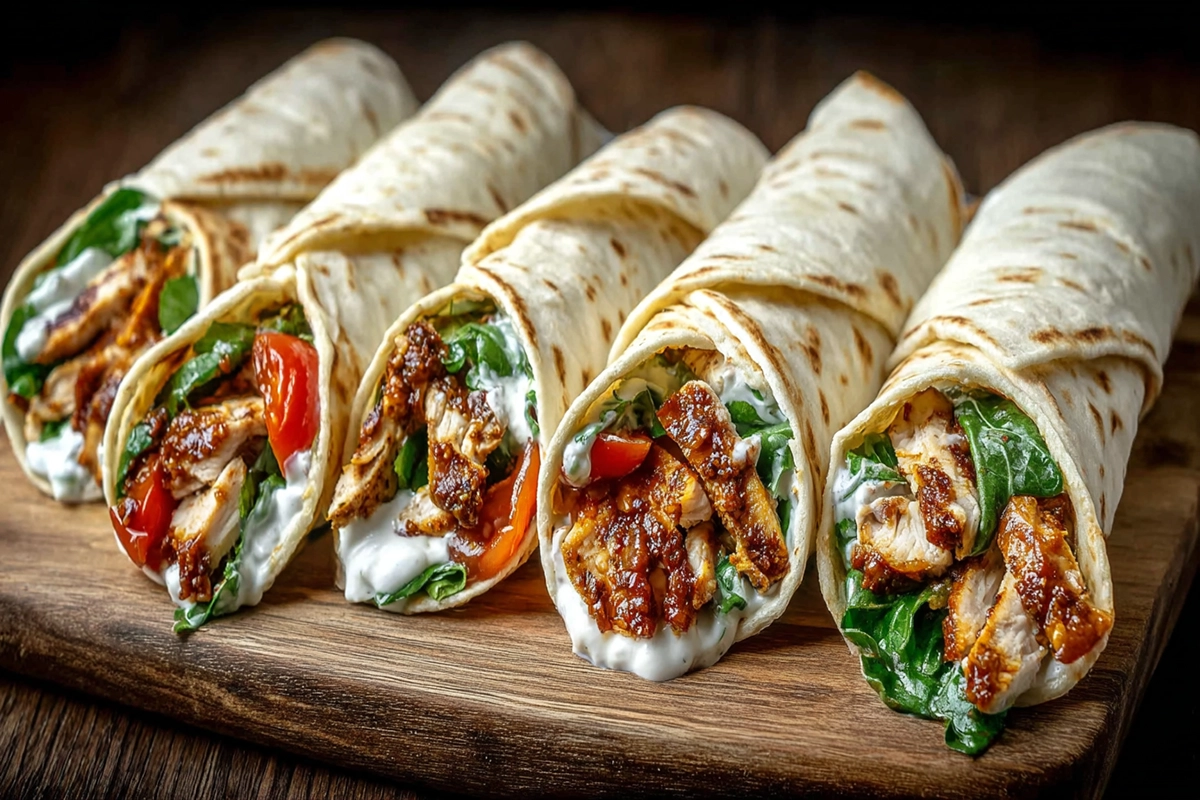 Crispy Air Fryer Chicken Wraps with Melty Mozzarella — A Quick Lunch You’ll Crave! 7 air fryer chicken wraps