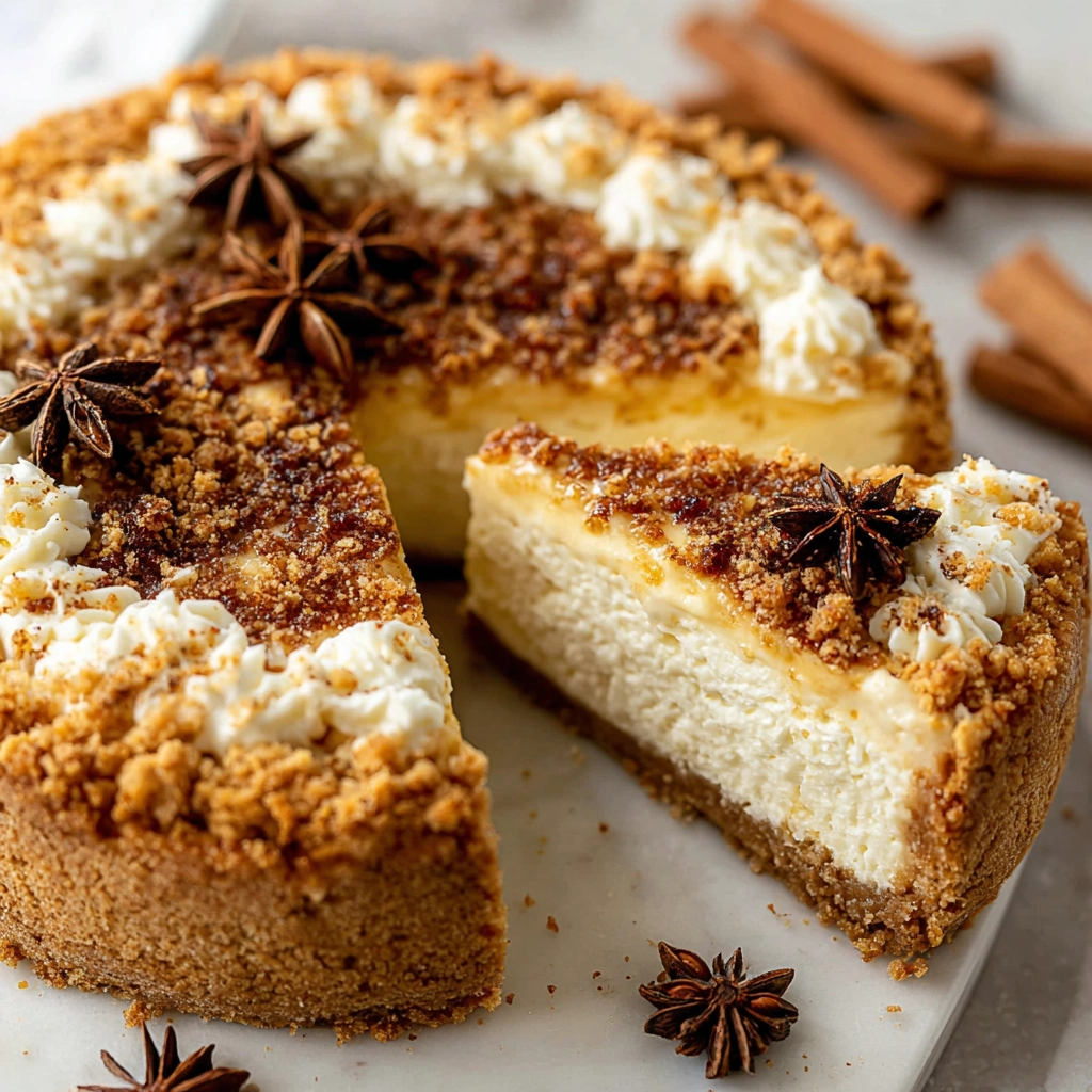 Apple Crumble Cheesecake Recipe dessert