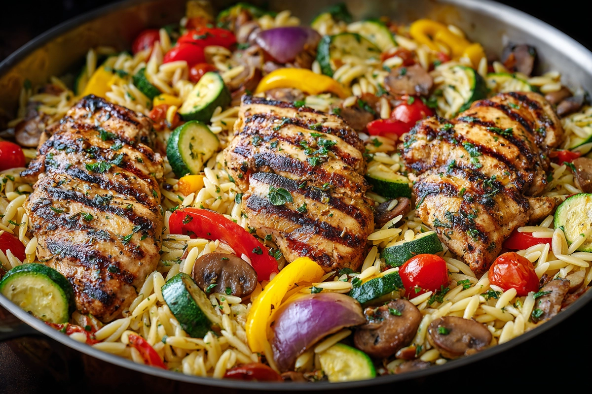 balsamic chicken orzo