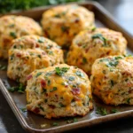 breakfast protein biscuits fresh out of oven