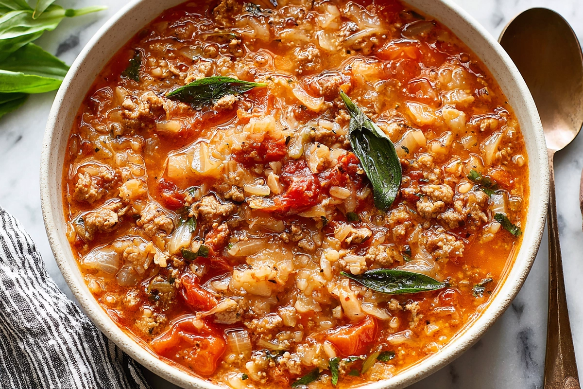 Cabbage Roll Soup: A Hearty Winter Hug in a Bowl 7 cabbage roll soup