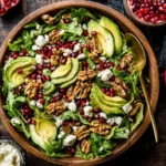 christmas salad with honey mustard dressing