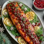 christmas salmon recipe holiday table
