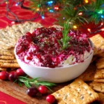 cranberry cream cheese dip holiday appetizer