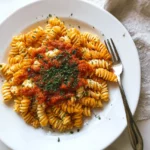 creamy gochujang pasta bowl