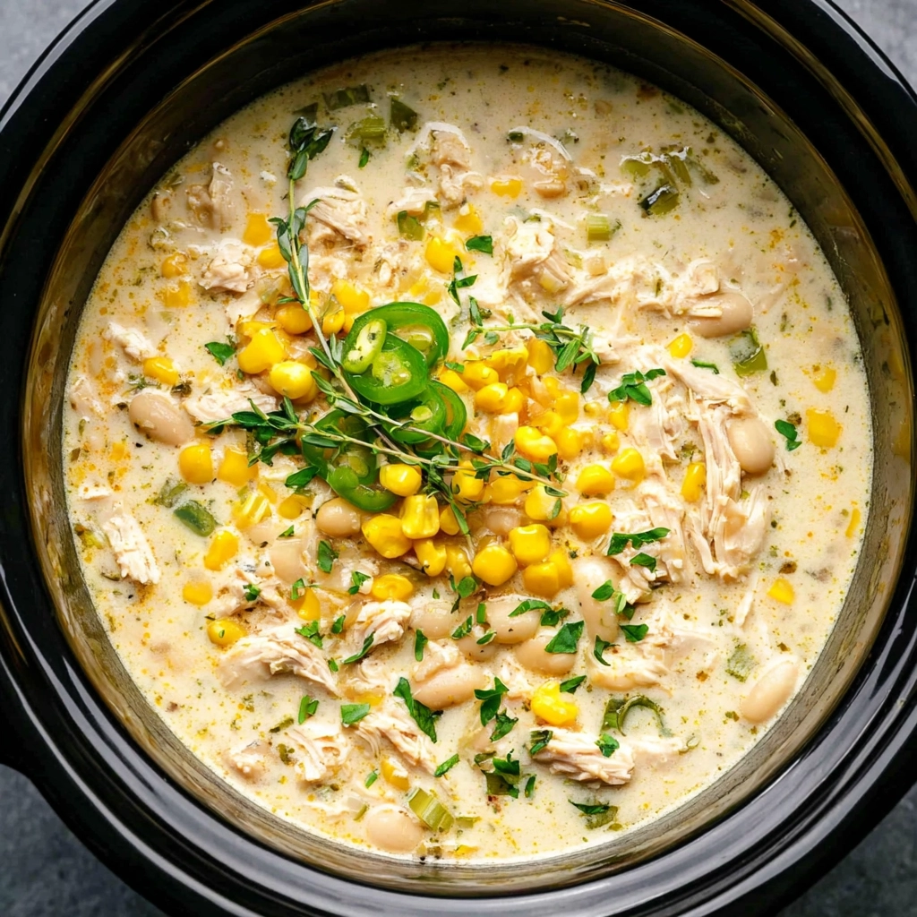 crockpot white chicken chili soup
