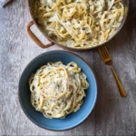 Fettuccine Alfredo Pasta creamy Italian dish