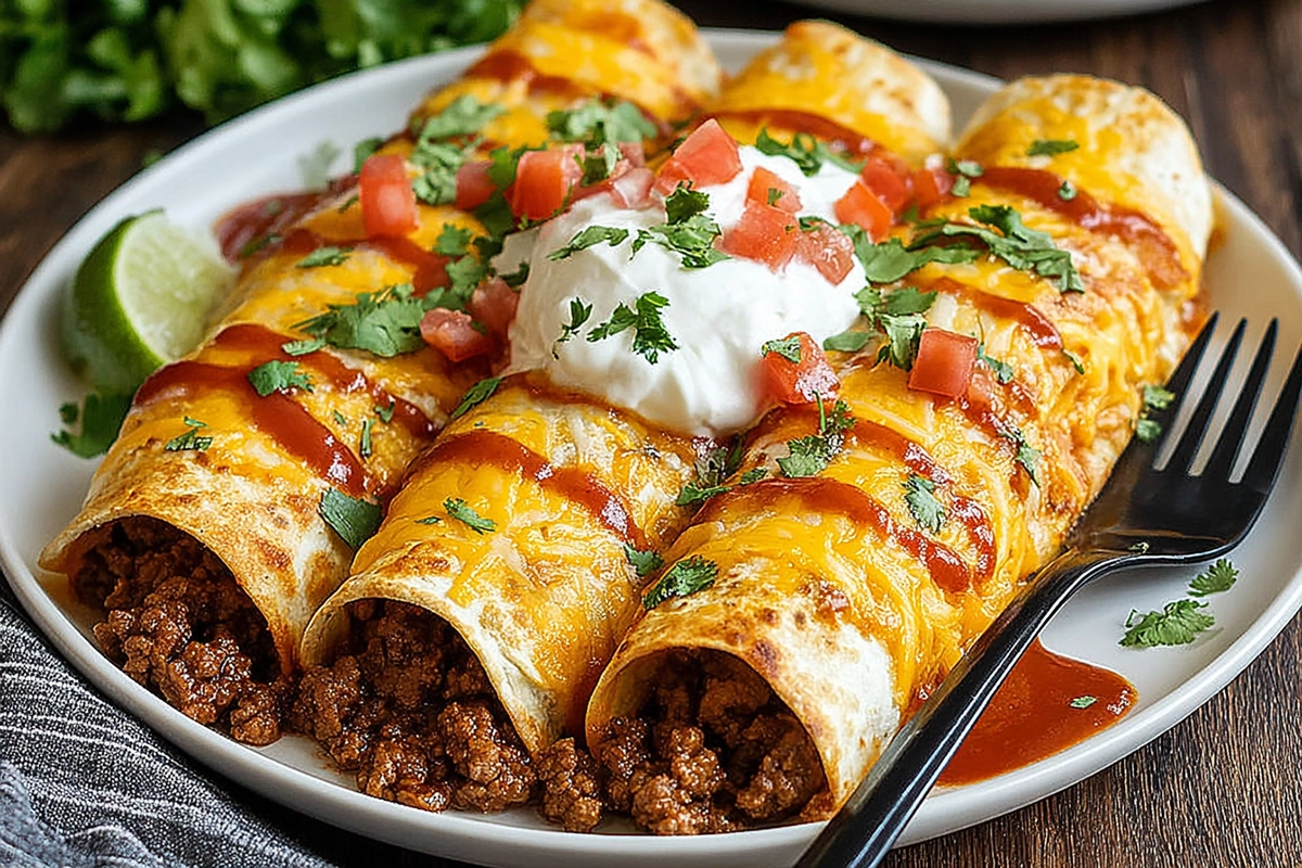 Easy Ground Beef Enchiladas That Bring a Little Fiesta to Your Weeknight Dinner 7 ground beef enchiladas
